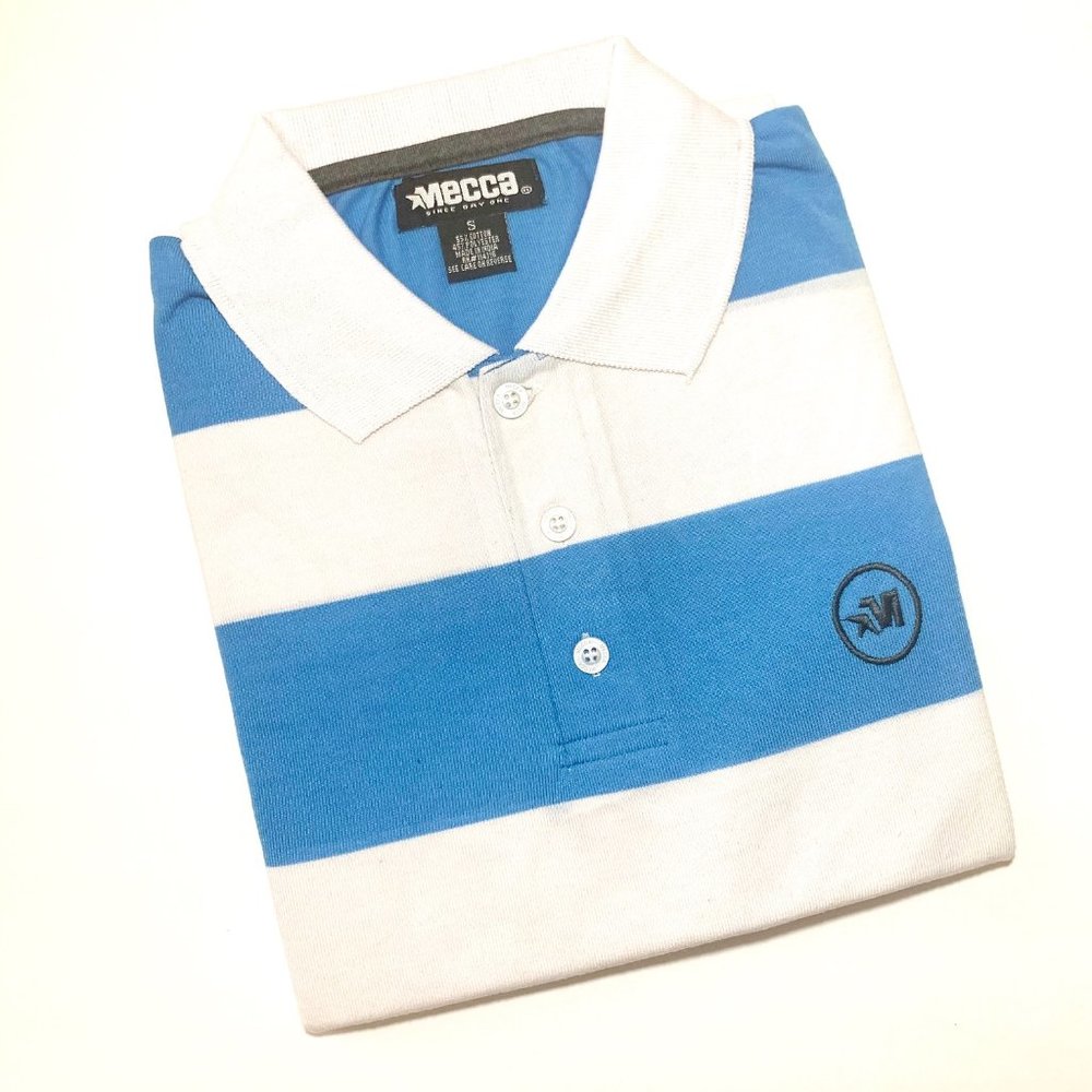 Men's Striped Jersey Polo 14MC MR6